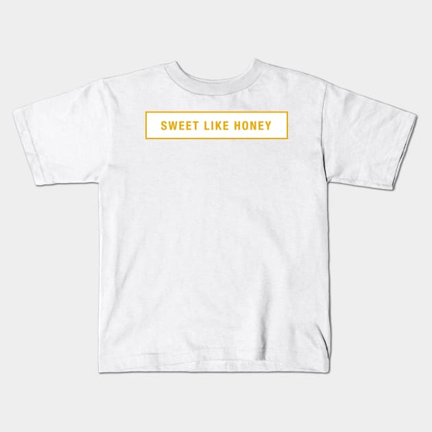 Sweet Like Honey Sticker Kids T-Shirt by aterkaderk
